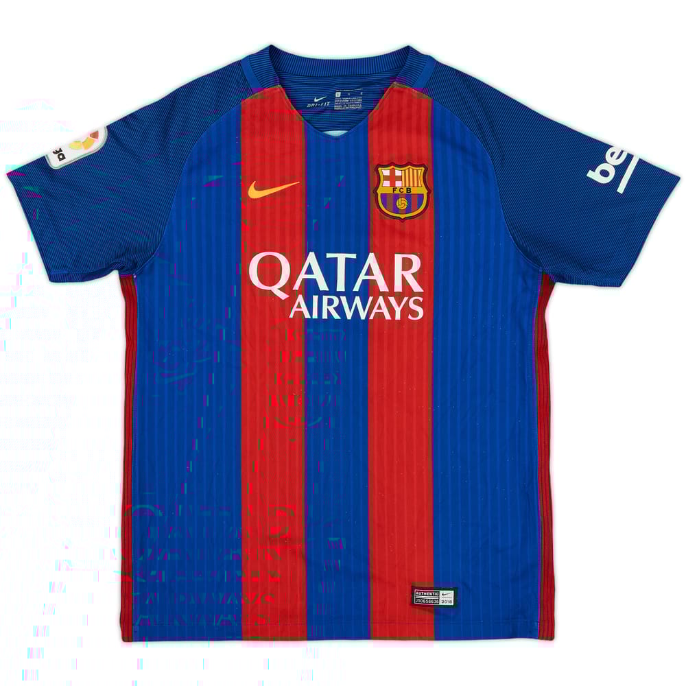 2016-17 Barcelona Home Shirt - 7/10 - (12-18 Months)