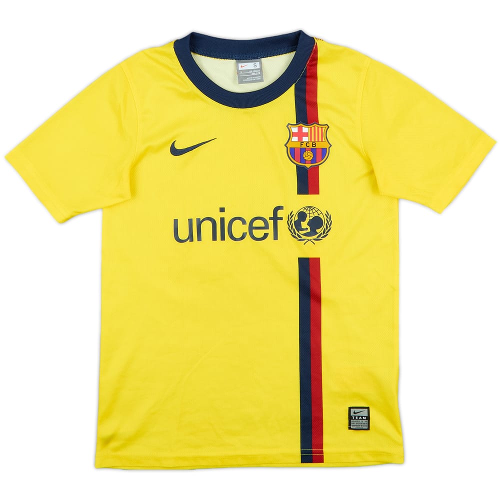 2008-09 Barcelona Basic Away Shirt - 7/10 - (S.Boys)