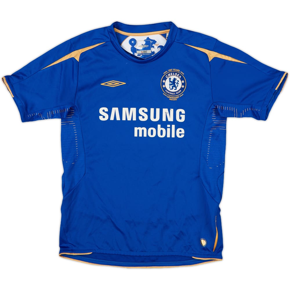 2005-06 Chelsea Centenary Home Shirt - 6/10 - (M.Boys)