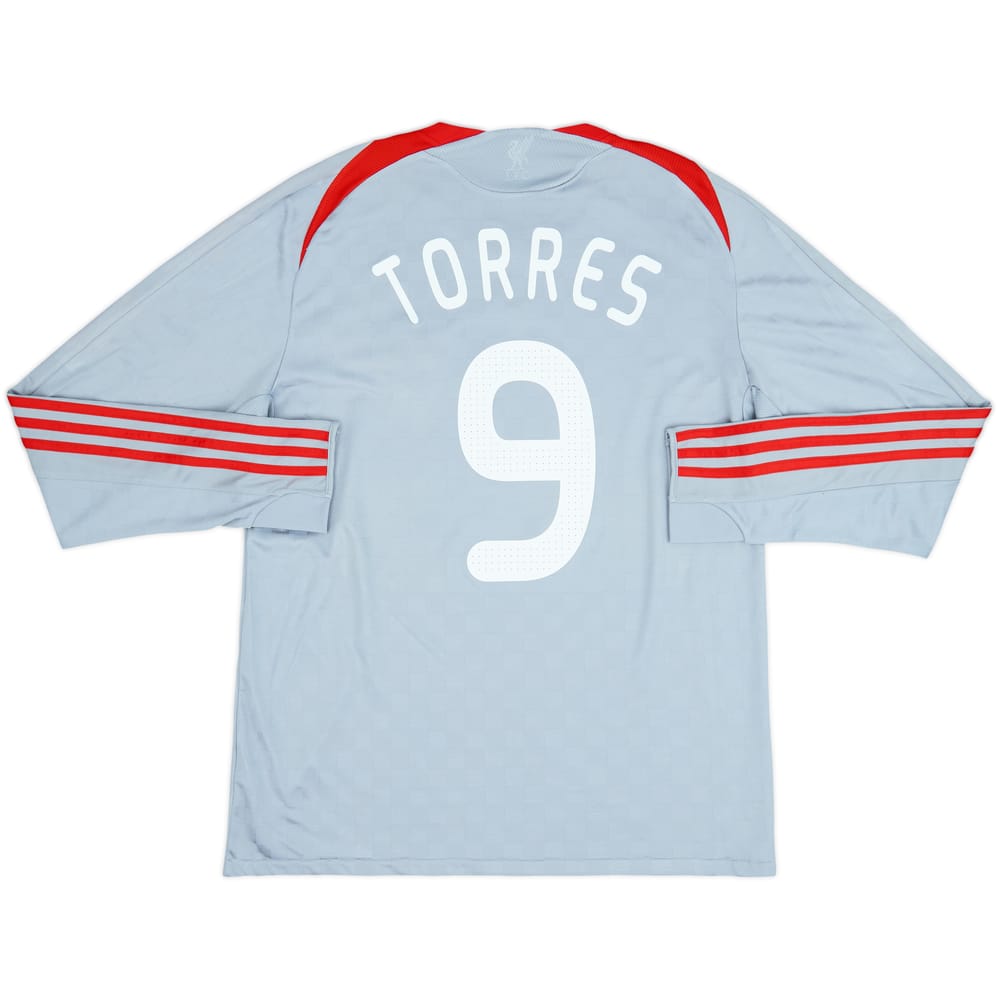 2008-09 Liverpool Away L/S Shirt Torres #9 - 8/10 - (XL)