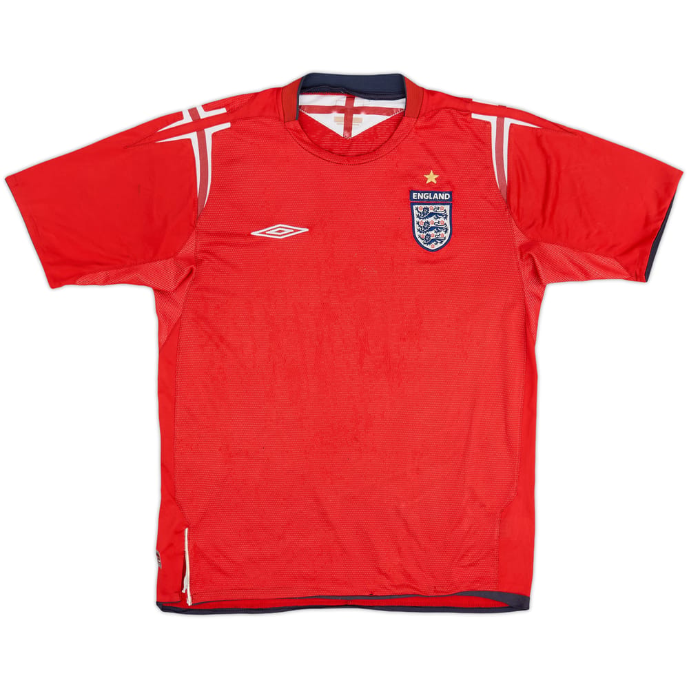 2004-06 Inglaterra Camiseta Visitante - 5/10 - (M)