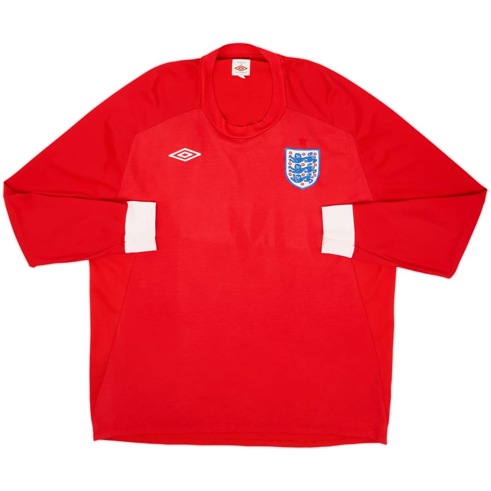 2010-11 England Away L/S Shirt - 5/10 - (XXL)