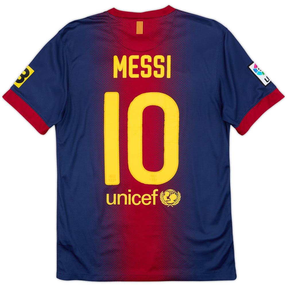 2012-13 Barcelona Home Shirt Messi #10 - 7/10 - (S)