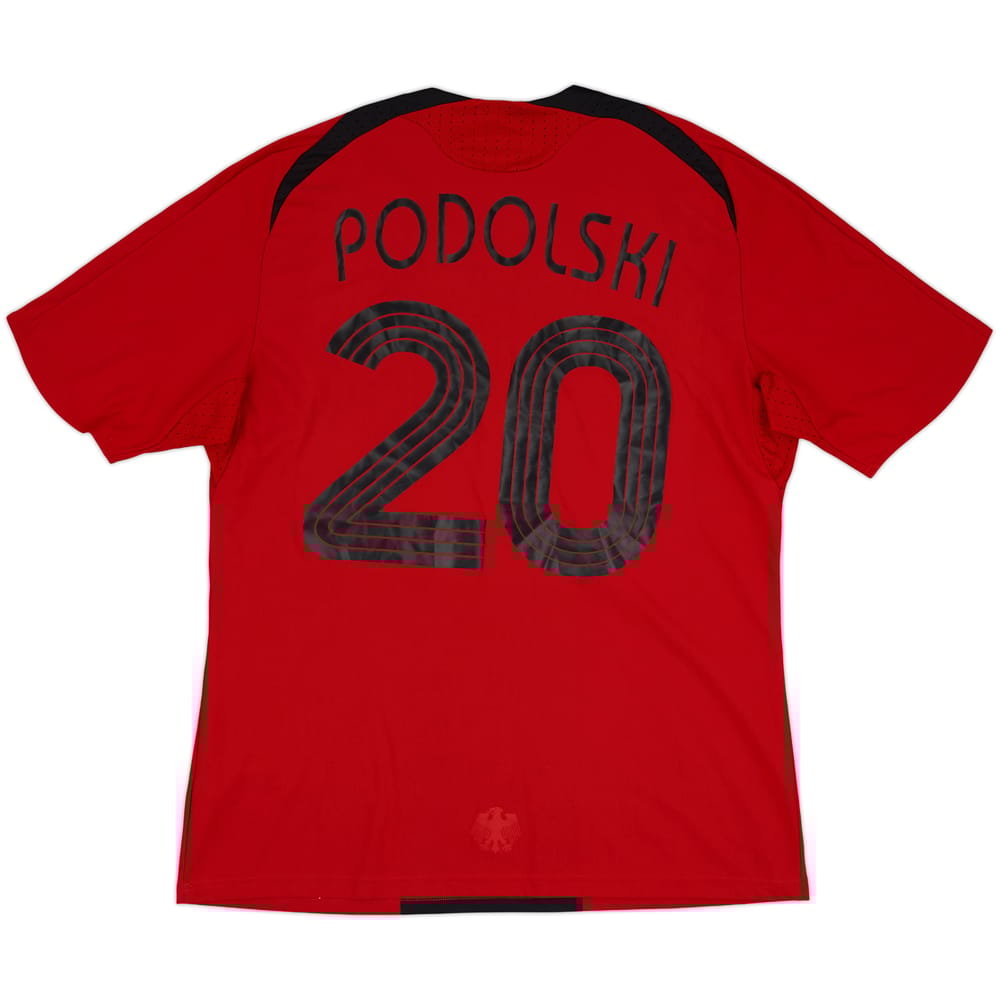 2008-09 Germany Away Shirt Podolski #20 - 6/10 - (L)