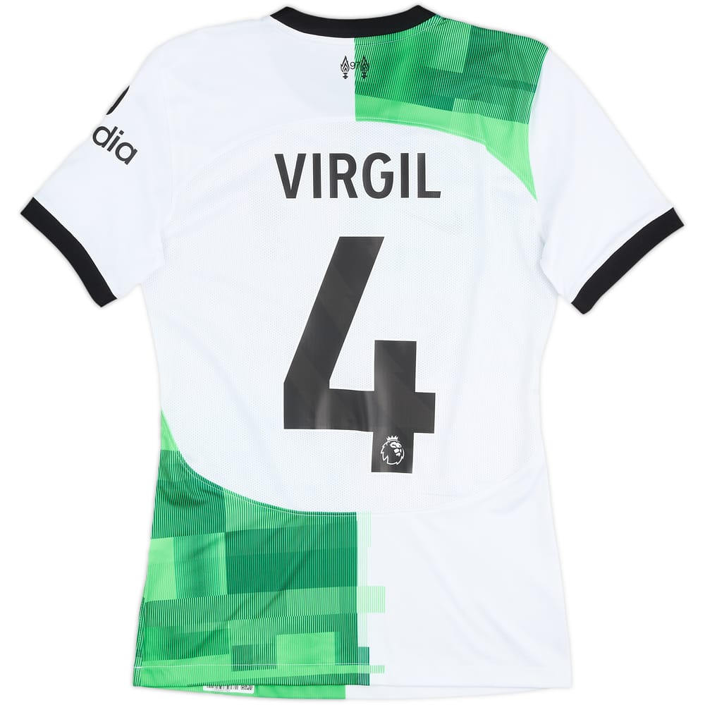 2023-24 Liverpool Authentic Away Shirt Virgil #4 - 8/10 - (S)