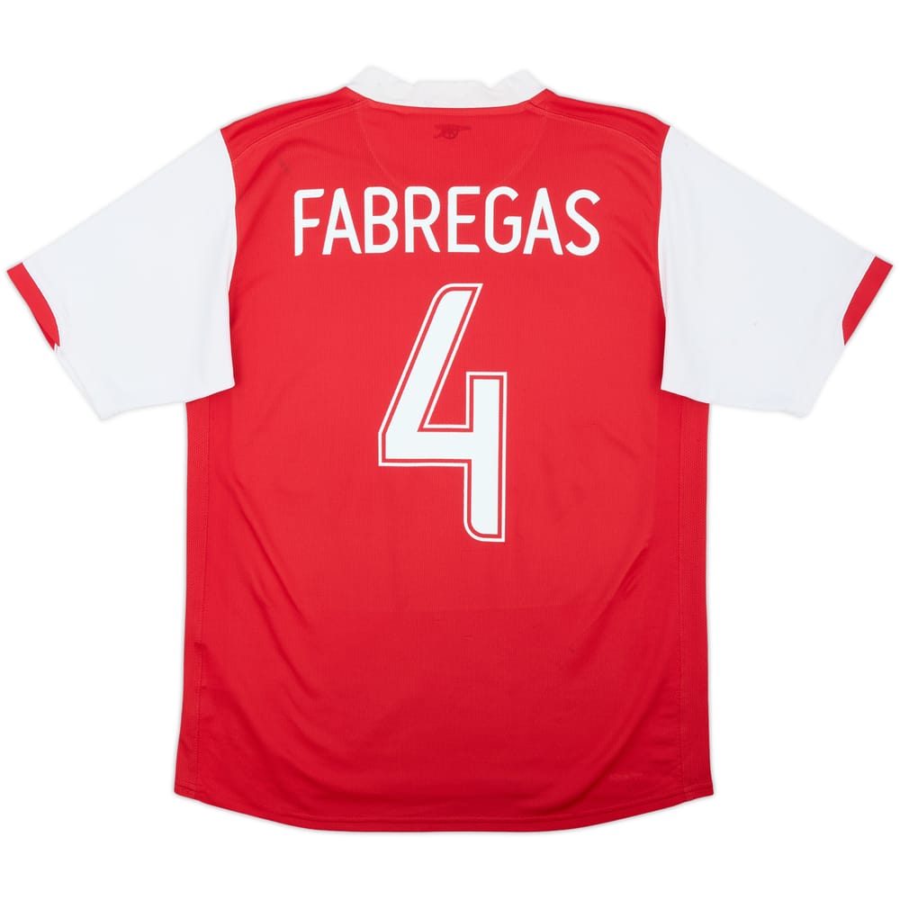 2006-08 Arsenal Home Shirt Fabregas #4 - 6/10 - (S)