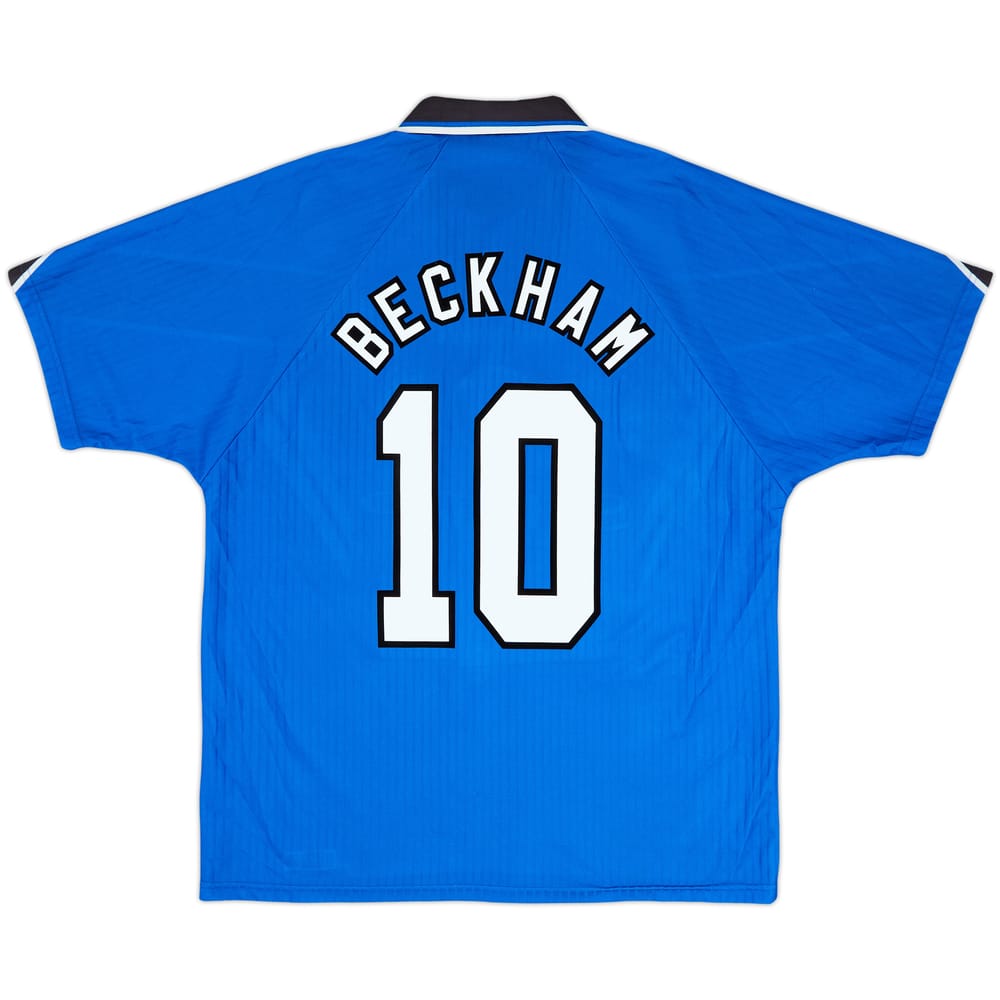 1996-98 Manchester United Third Shirt Beckham #10 - 8/10 - (XL)