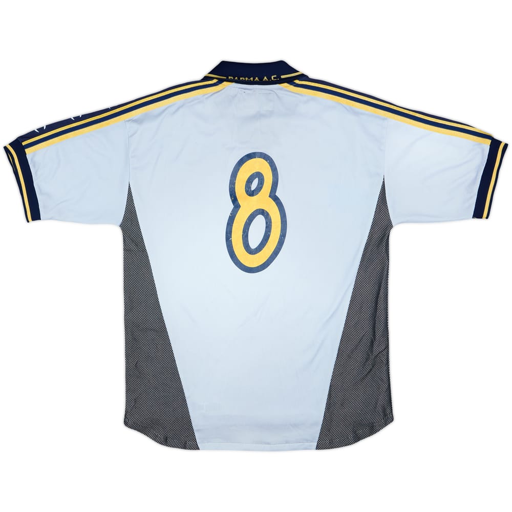 2000-01 Parma Youth Match Issue Away Shirt #8