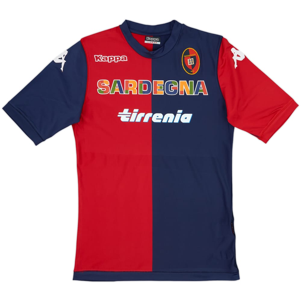 2013-14 Cagliari Home Shirt - 4/10 - (L)