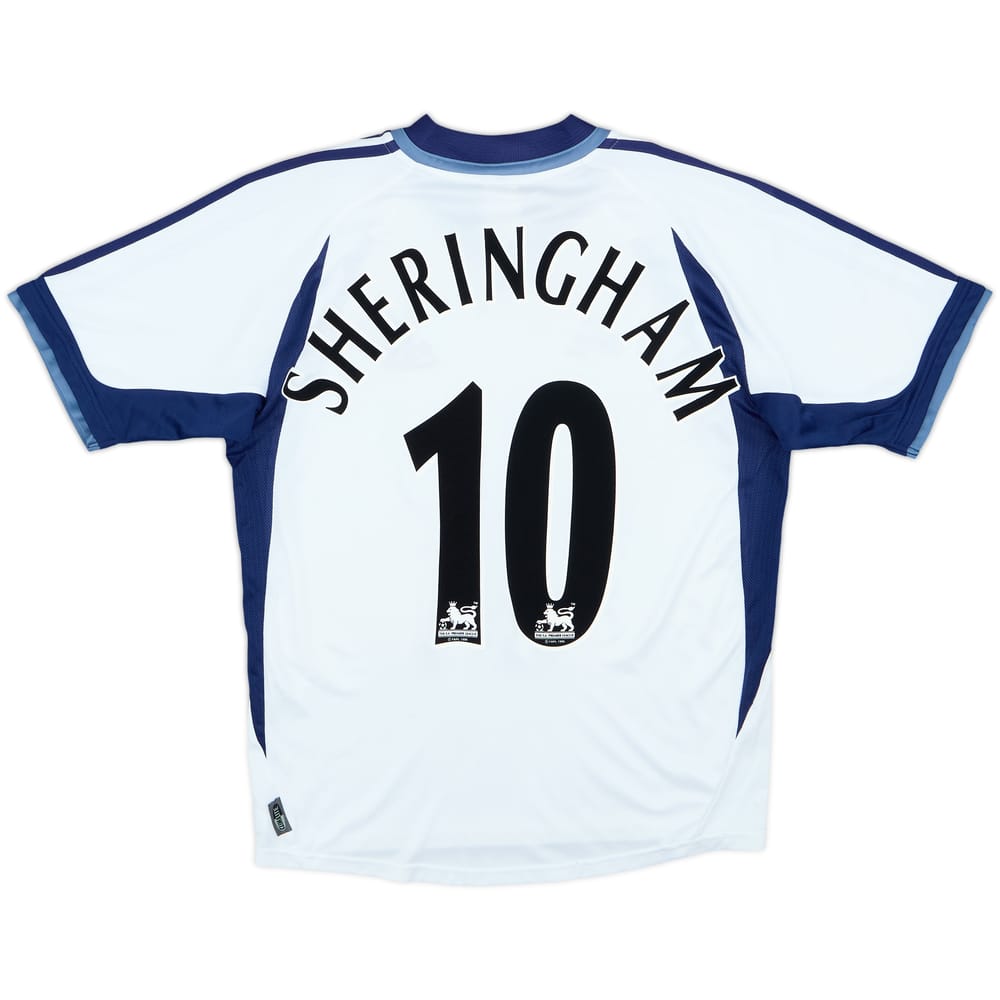 2001-02 Tottenham Home Shirt Sheringham #10 - 8/10 - (S)