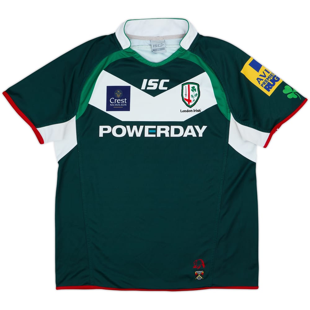 2013-14 London Irish Rugby Home Shirt - 8/10 - (XXL)