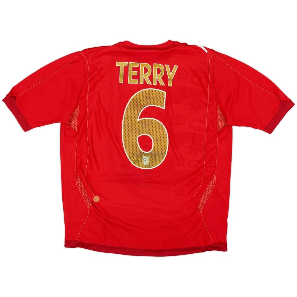 2006-08 England Away Shirt Terry #6 - 6/10 - (M)