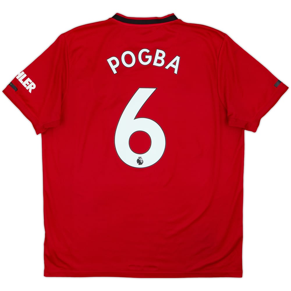 2019-20 Manchester United Home Shirt Pogba #6 - 6/10 - (XL)