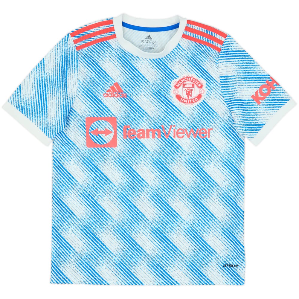 2021-22 Manchester United Away Shirt - 5/10 - (13-14 Years)