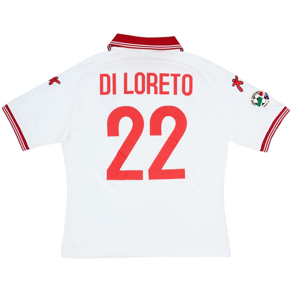 2002-03 Perugia Match Issue Away Shirt Di Loreto #22