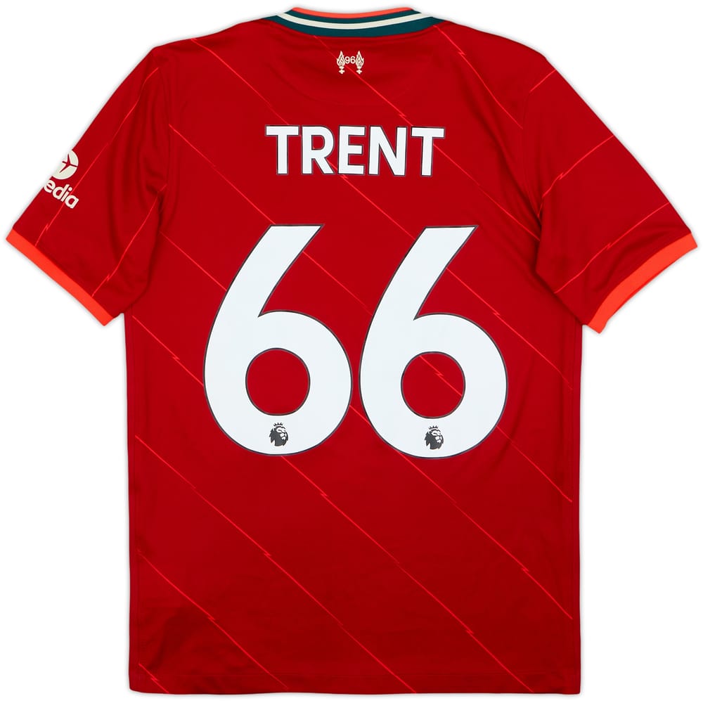 2021-22 Liverpool Home Shirt Trent #66 - 9/10 - (XL.Boys)