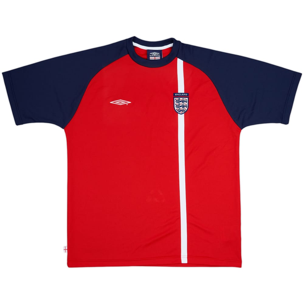 2002-03 England Umbro Training Shirt - 8/10 - (XL)