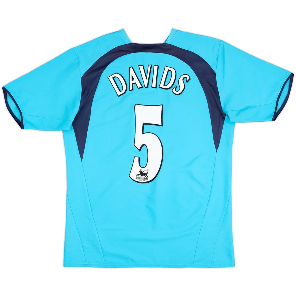 2006-07 Tottenham Away Shirt Davids #5 - 8/10 - (M)