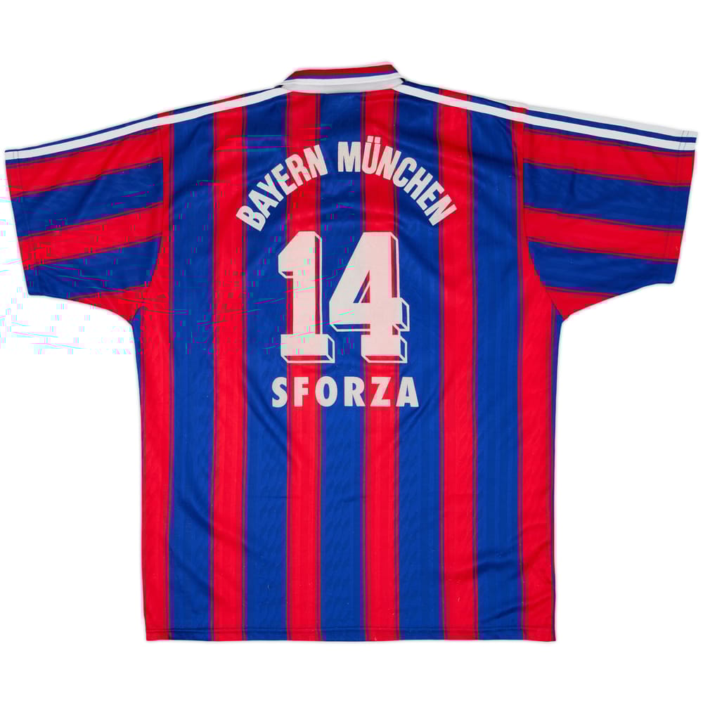 1995-97 Bayern Munich Home Shirt Sforza #14 - 6/10 - (L)