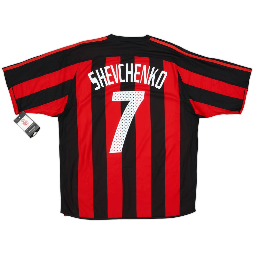2003-04 AC Milan Player Issue Home Shirt Shevchenko #7 (L)