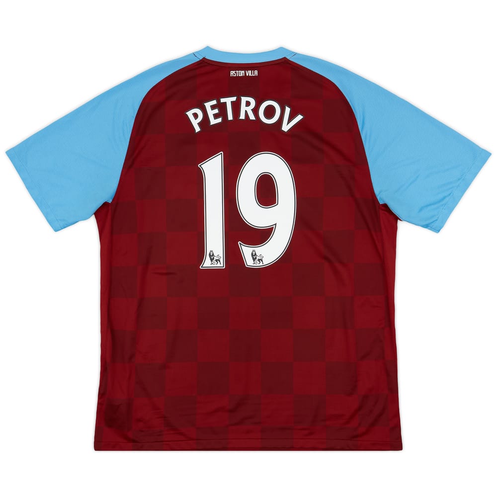 2011-12 Aston Villa Home Shirt Petrov #19 - 7/10 - (XL)