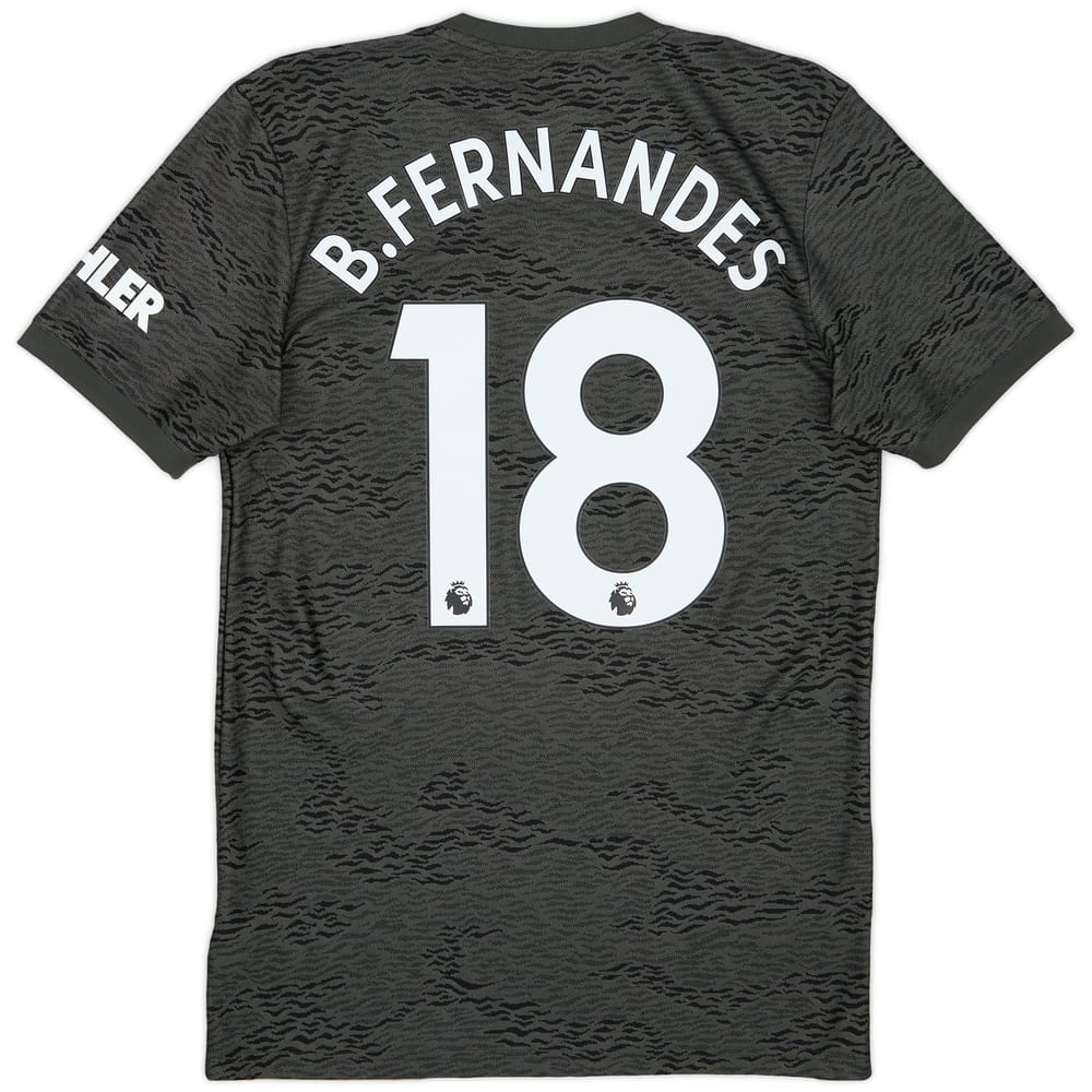2020-21 Manchester United Away Shirt B.Fernandes #18 - 10/10 - (S)