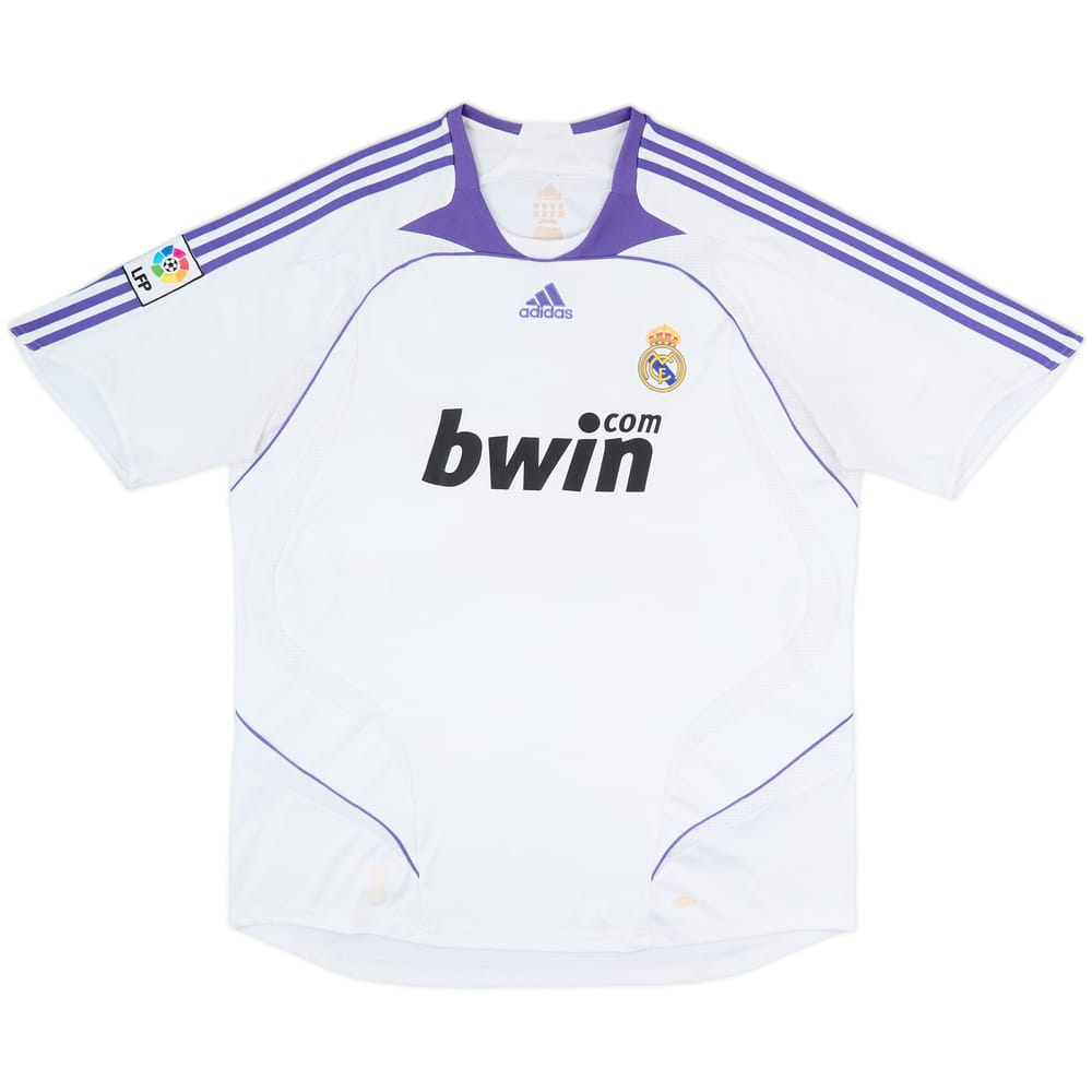 2007-08 Real Madrid Home Shirt - 7/10 - (XXL)