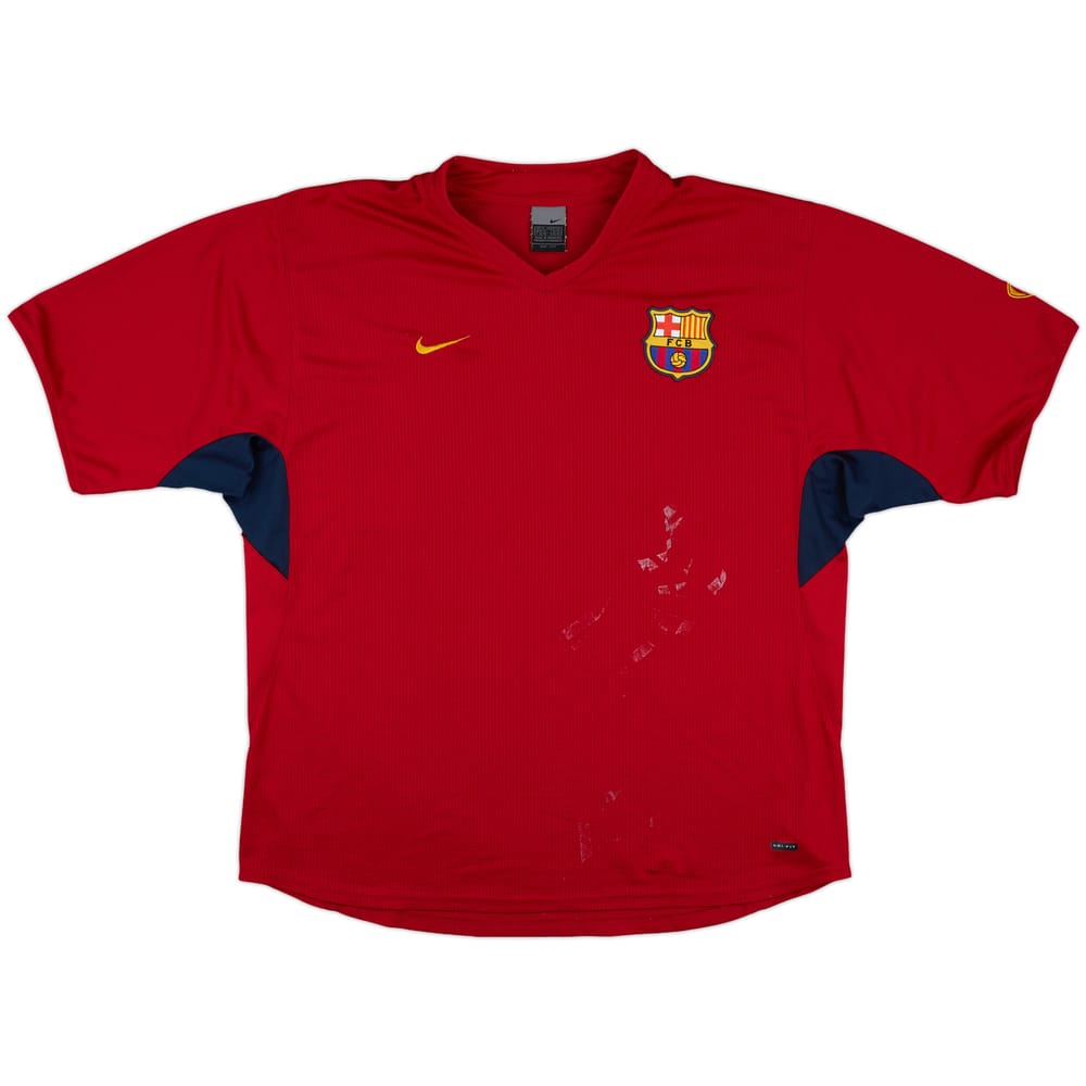 2004-05 Barcelona Nike Training Shirt - 4/10 - (XL)