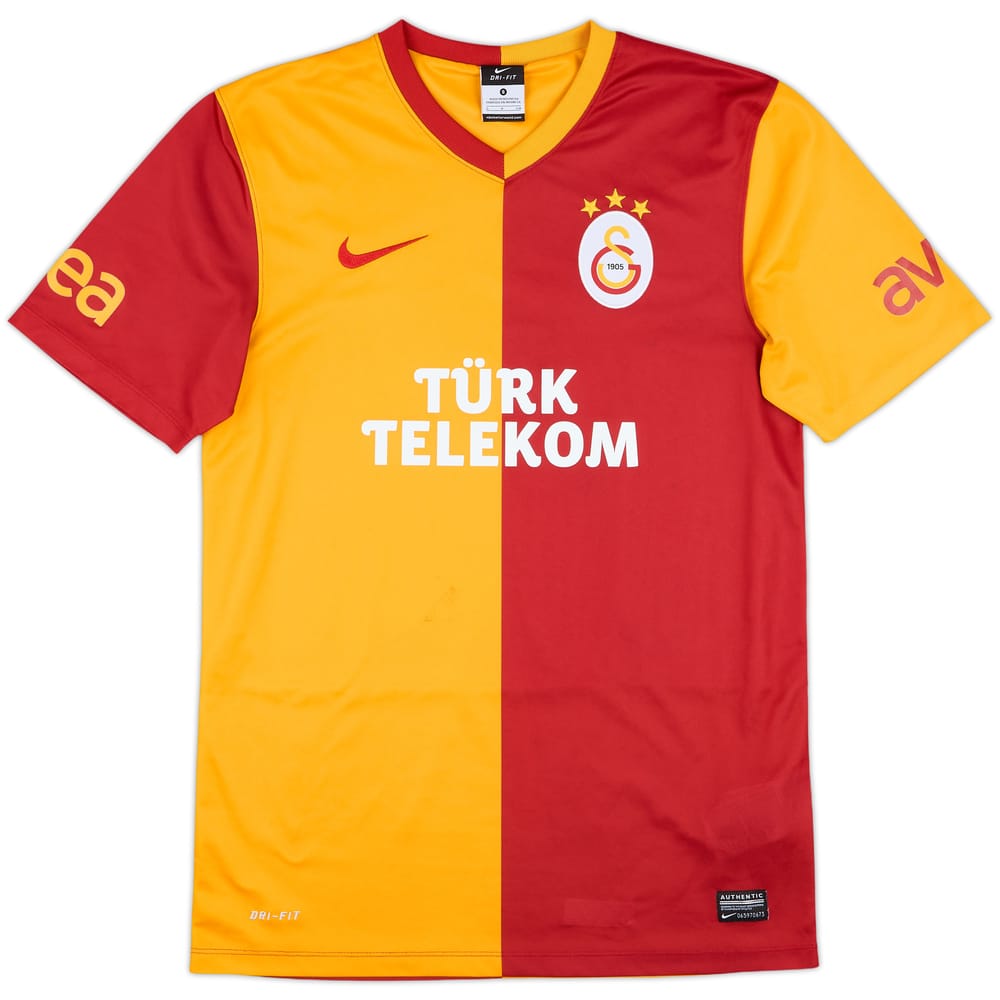 2013-14 Galatasaray Basic Home Shirt - 7/10 - (S)