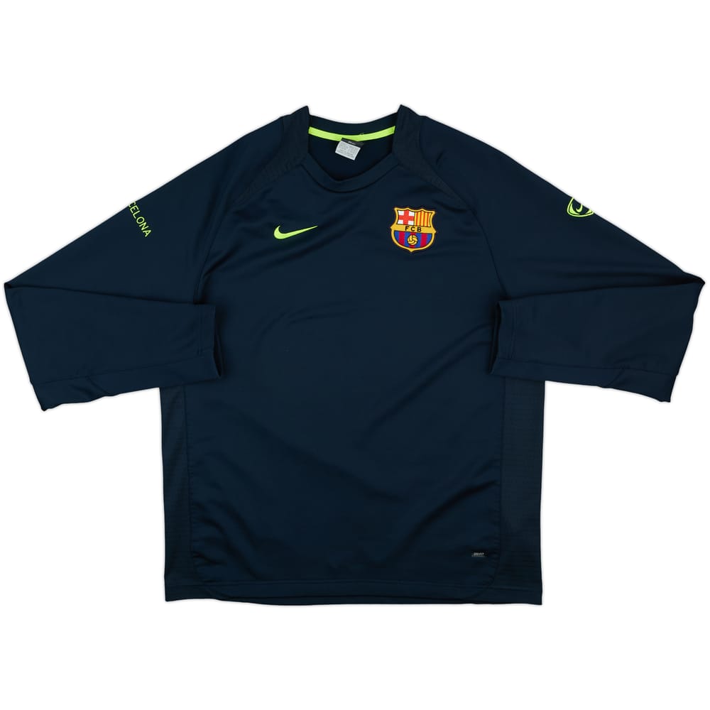 2005-06 Barcelona Nike Sweat Top - 8/10 - (L)