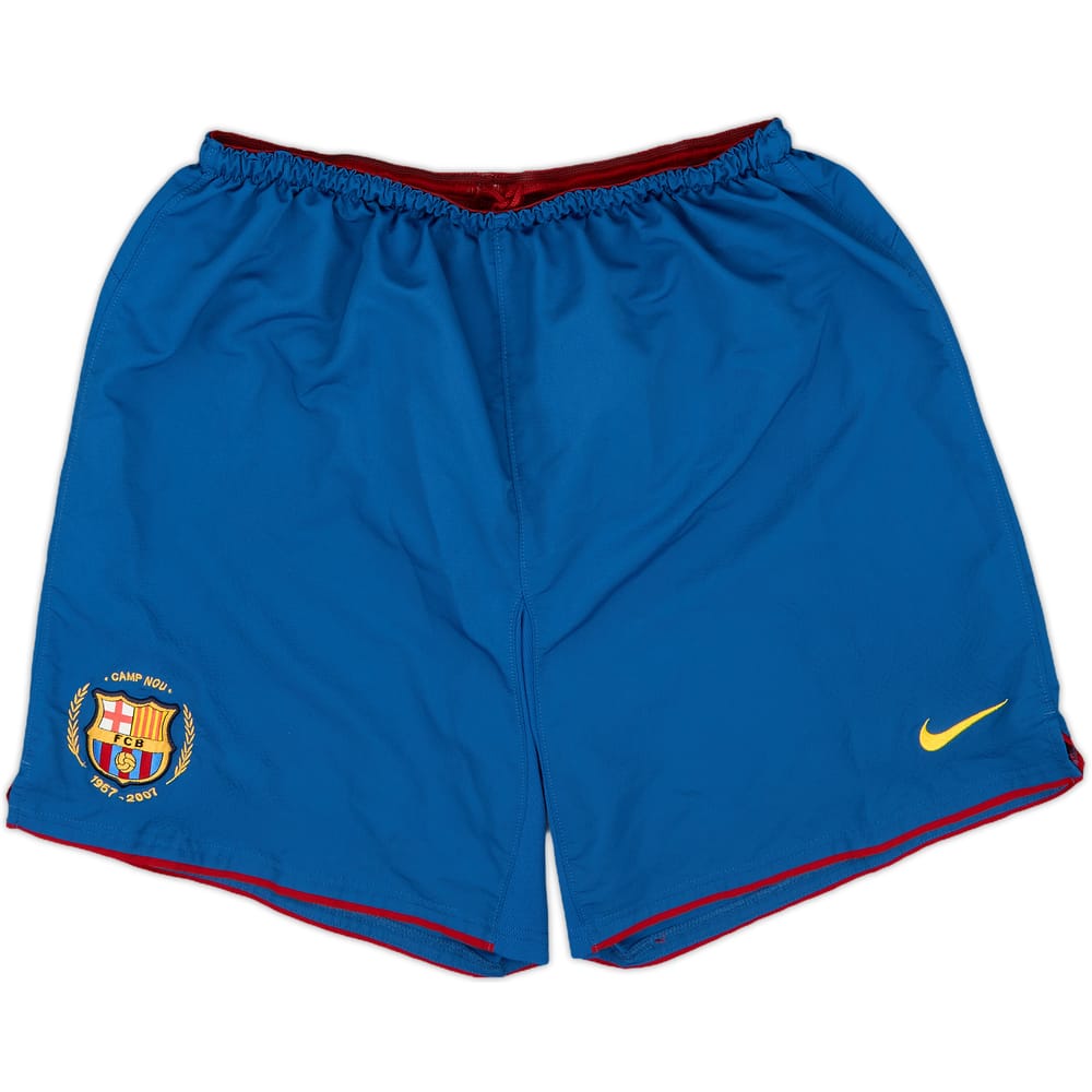 2007-08 Barcelona Home Shorts - 8/10 - (L)