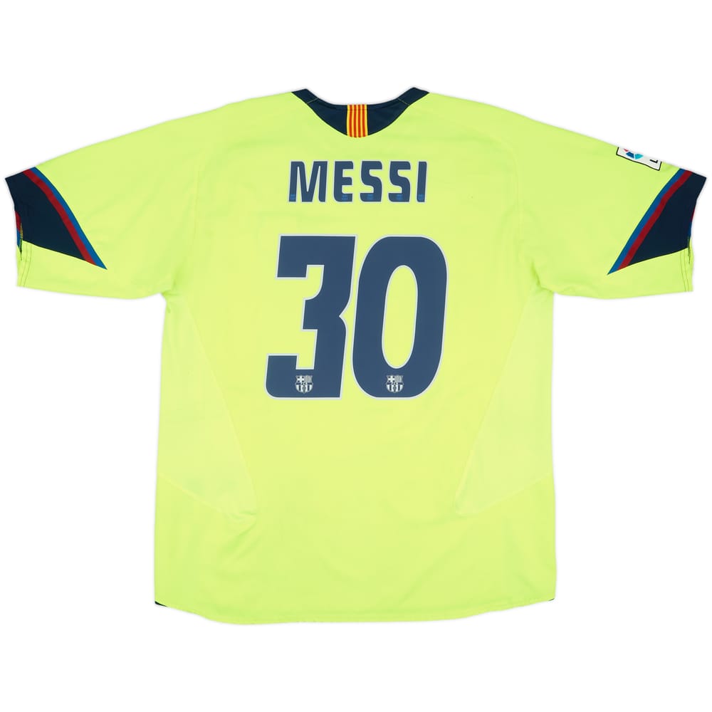 2005-06 Barcelona Away Shirt Messi #30 - 7/10 - (XL)