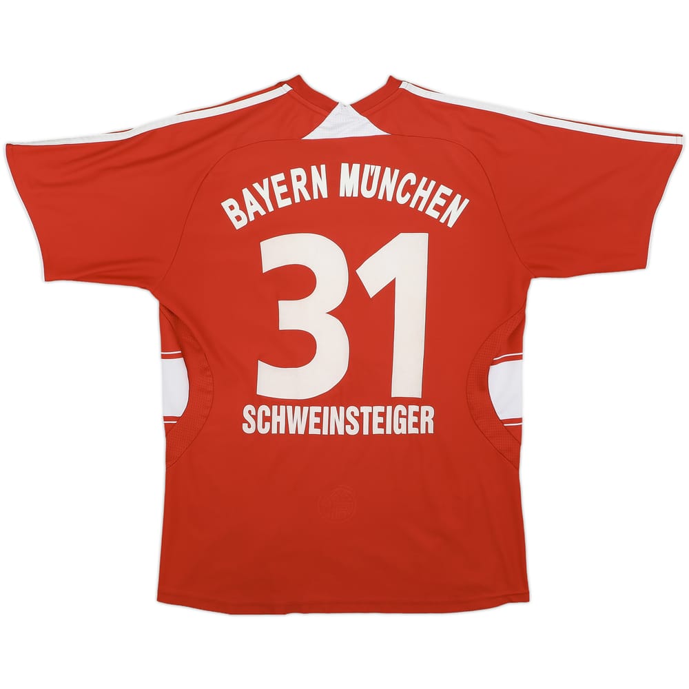 2008-09 Bayern Munich Home Shirt Schweinsteiger #31 - 6/10 - (XL.Boys)