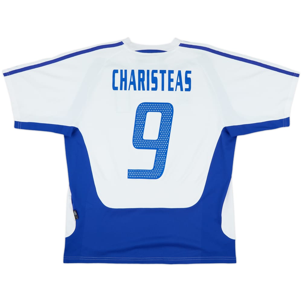 2004-06 Greece Away Shirt Charisteas #9 - 10/10 - (L)