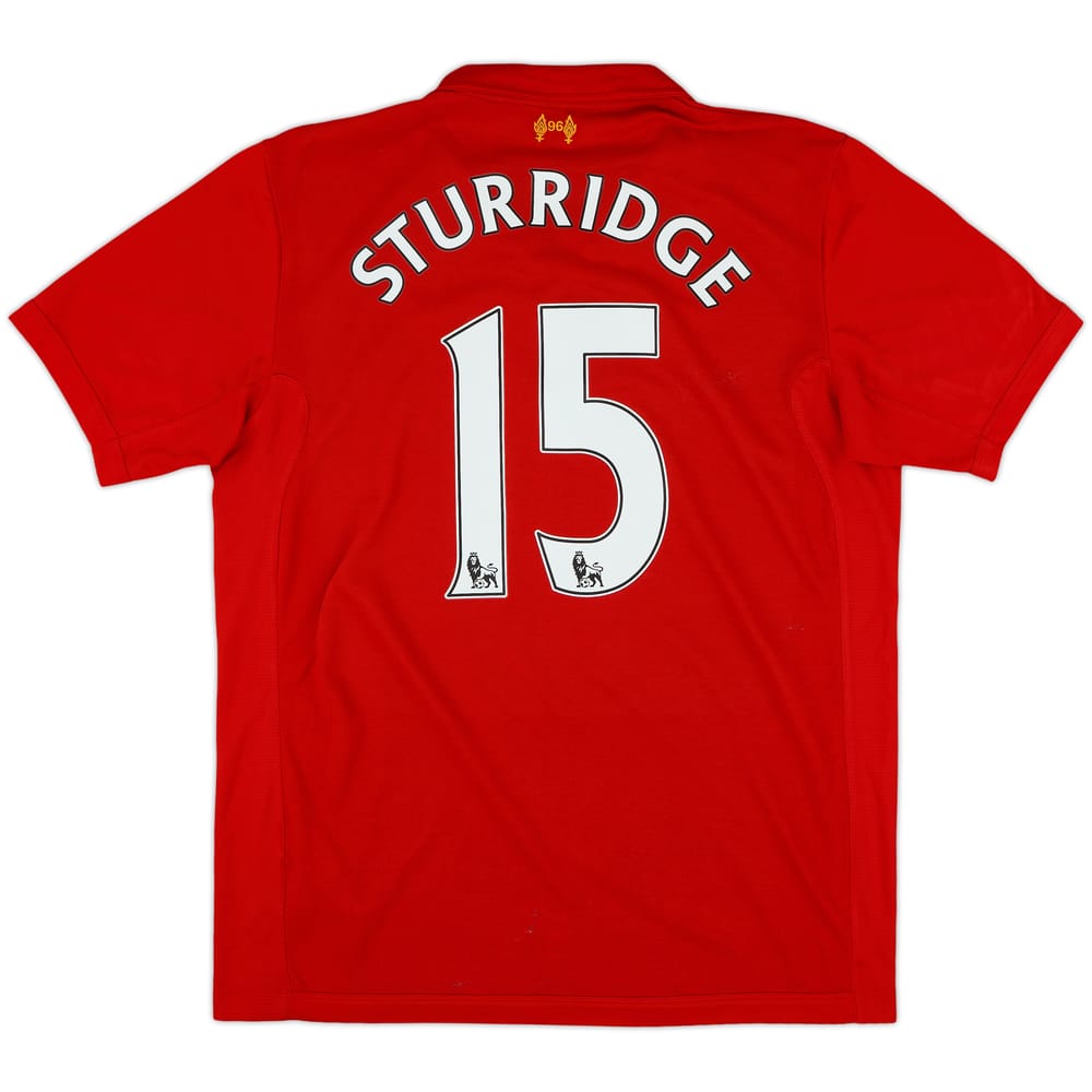2012-13 Liverpool Home Shirt Sturridge #15 - 6/10 - (L)
