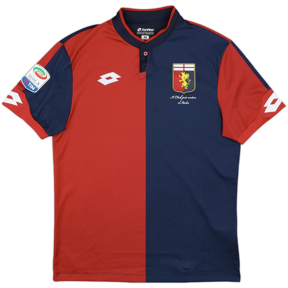 2017-18 Genoa Home Shirt - 9/10 - (M)