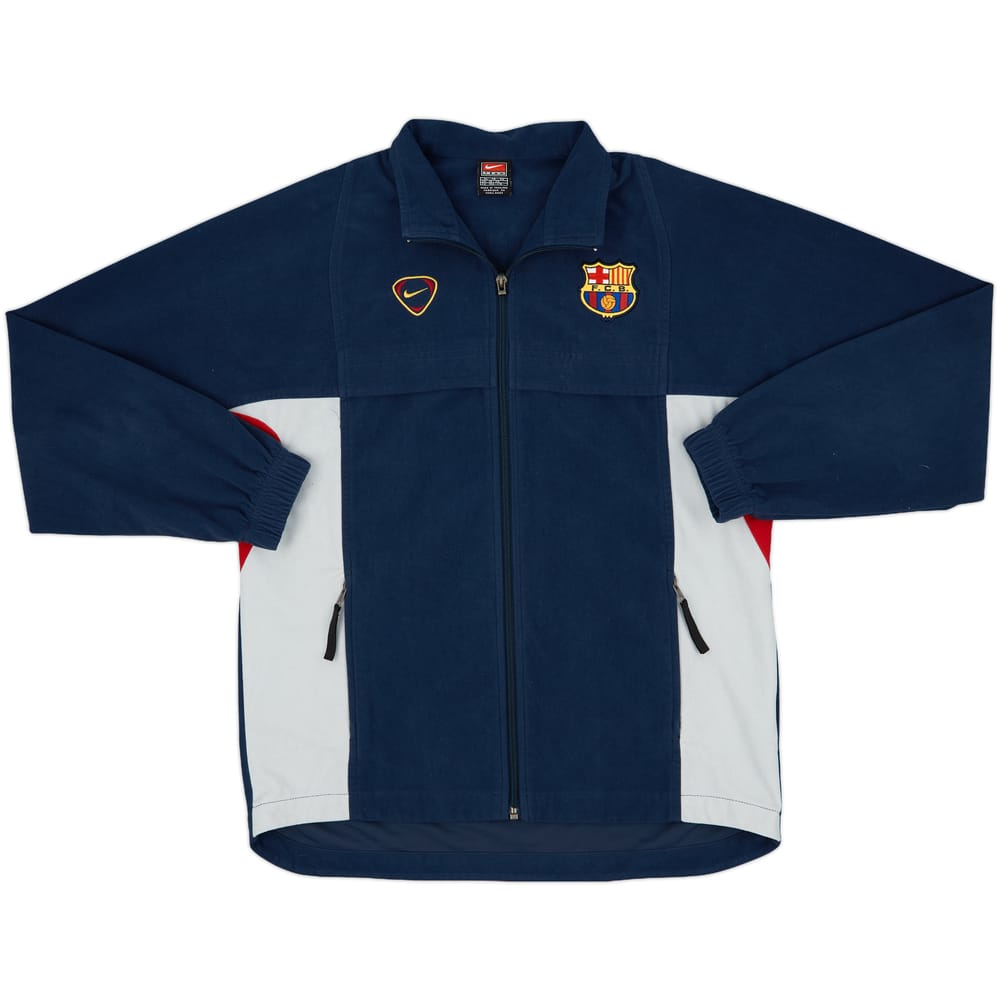 2000-01 Barcelona Nike Track Jacket - 8/10 - (XL.Boys)