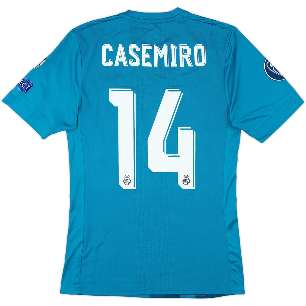 2017-18 Real Madrid Authentic Third Shirt Casemiro #14 - 7/10 - (S)