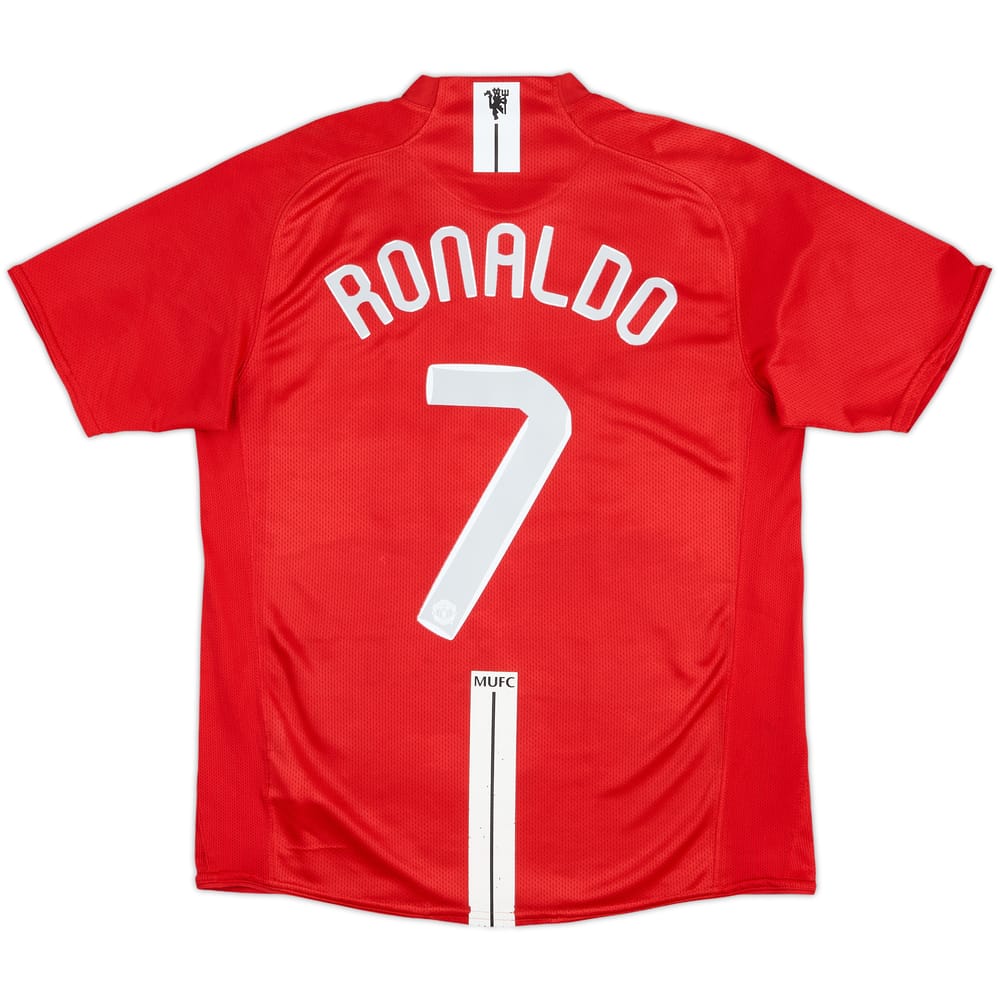 2007-09 Manchester United Home Shirt Ronaldo #7 - 7/10 - (M)
