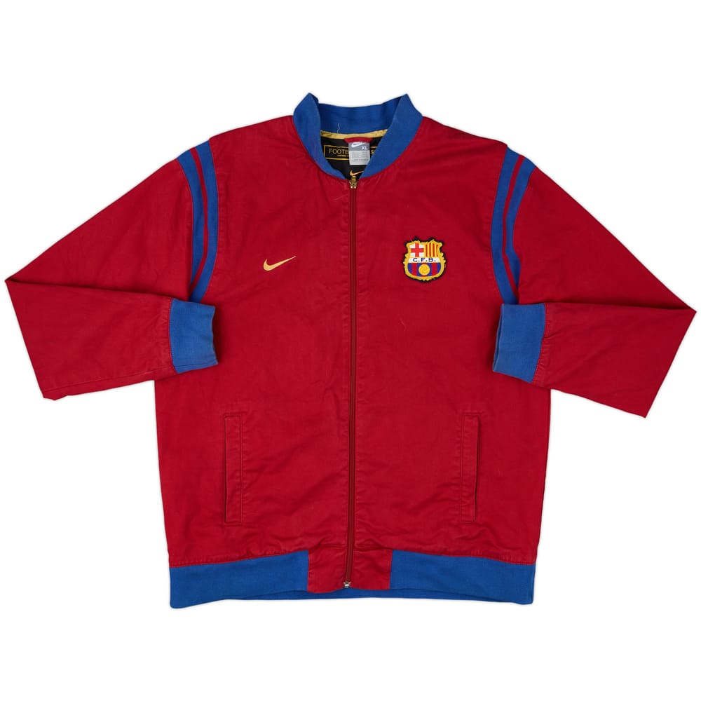 2007-08 Barcelona Nike Football Classics Bomber Jacket - 7/10 - (XL)