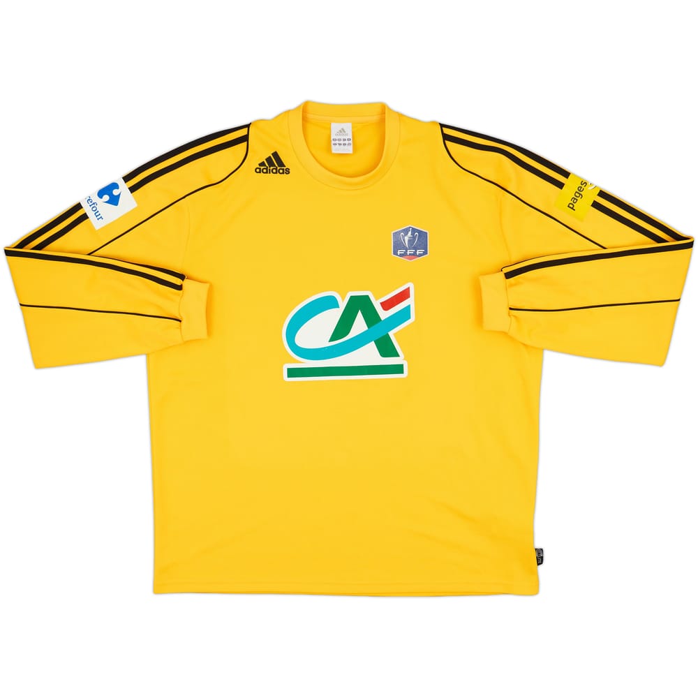 2010-11 Coupe de France Home L/S Shirt #14 - 8/10 - (XL)