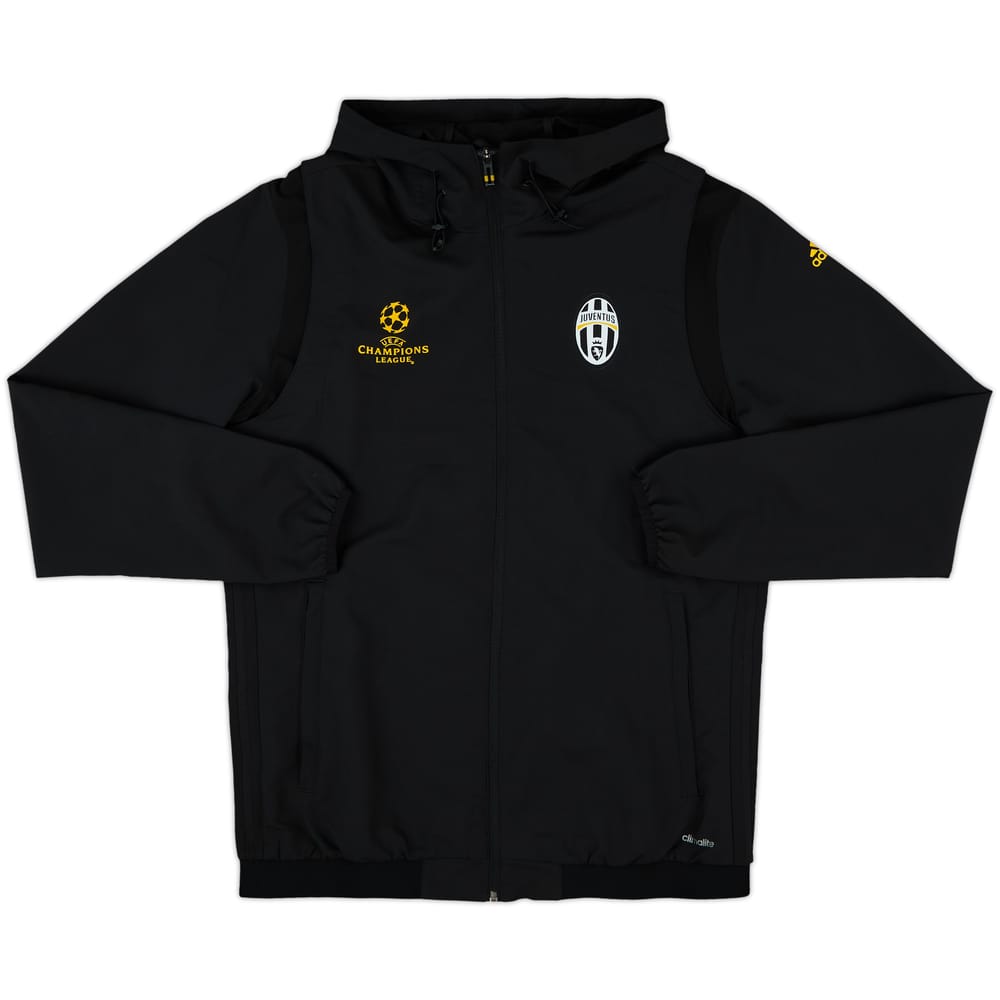 2016-17 Juventus adidas CL Hooded Track Jacket - 8/10 - (M)