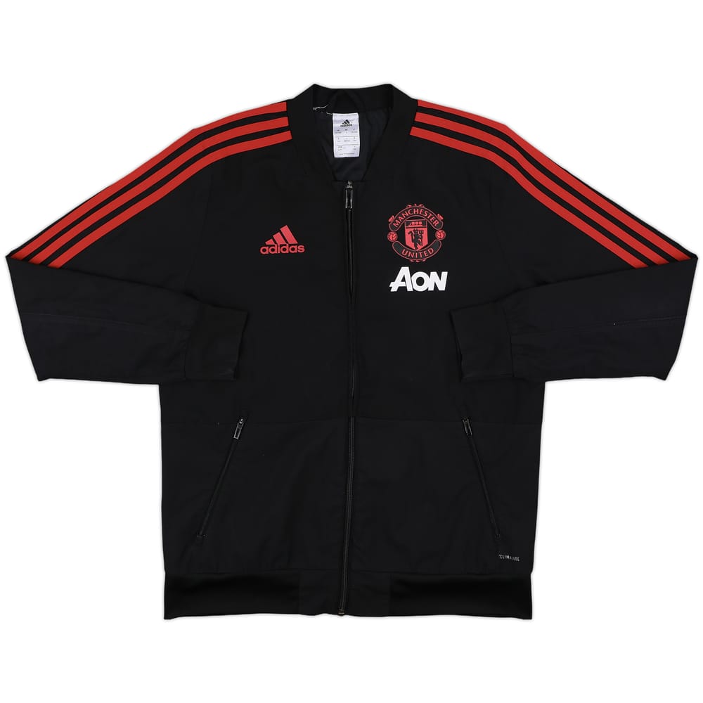 2018-19 Manchester United adidas Track Jacket - 8/10 - (L.Boys)