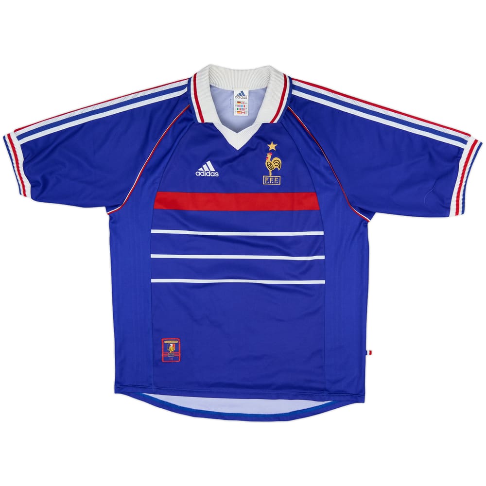 1998-00 France Home Shirt - 9/10 - (L)