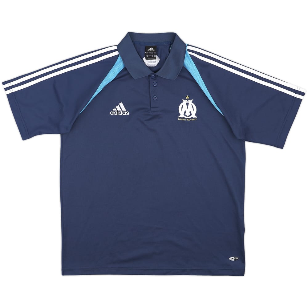 2004-05 Olympique Marseille adidas Polo Shirt - 9/10 - (M/L)