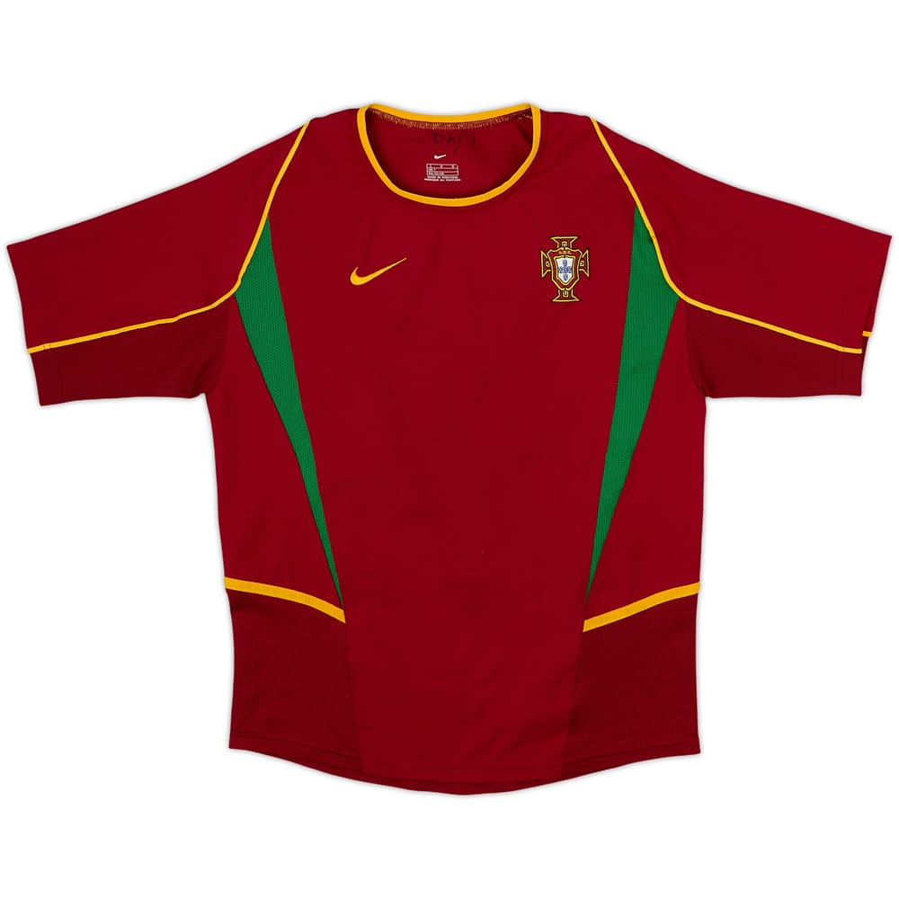 2002-04 Portugal Home Shirt - 9/10 - (L.Boys)