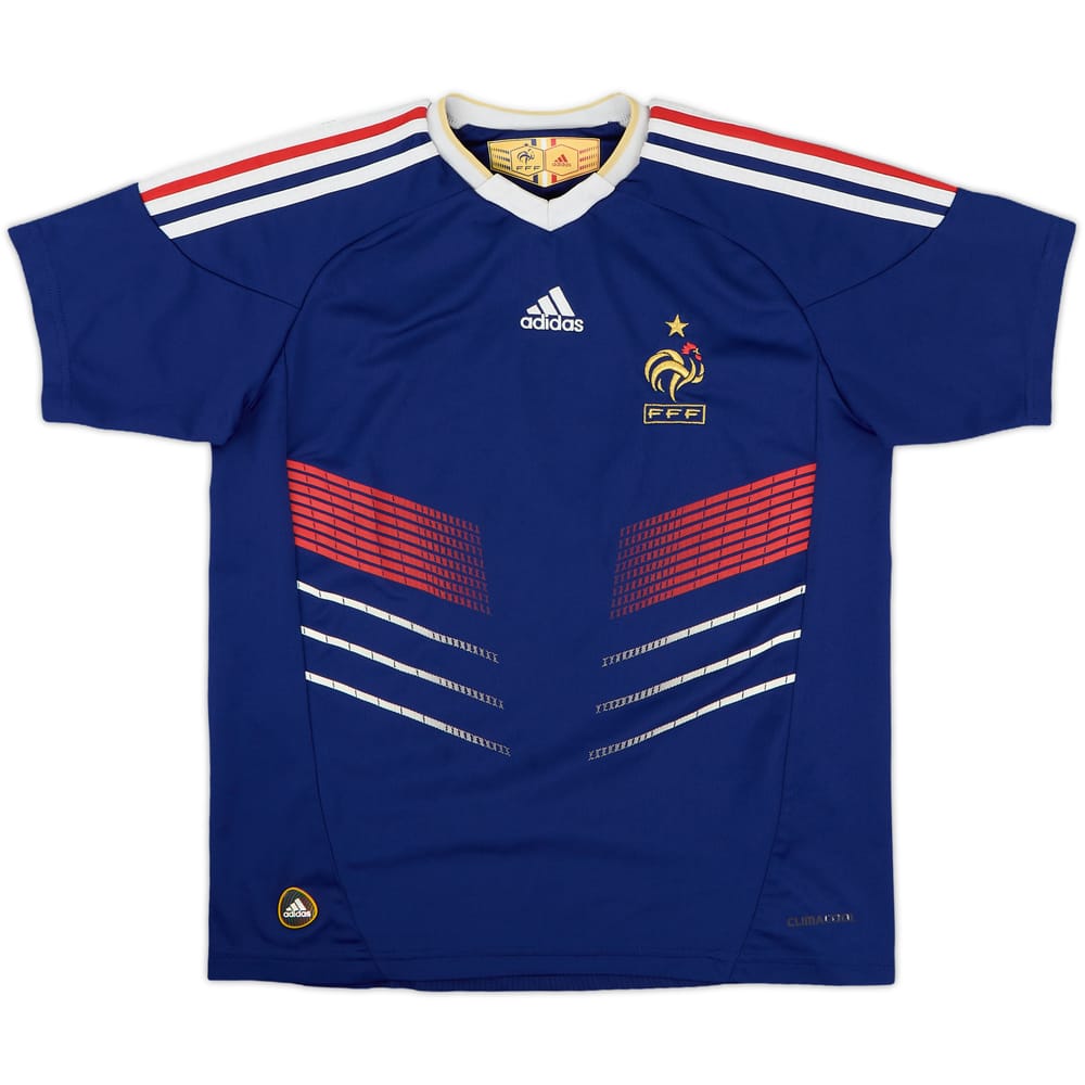 2009-10 France Home Shirt - 9/10 - (M.Boys)