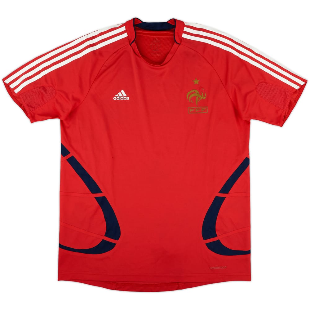 2008-09 France adidas Training Shirt - 5/10 - (L)