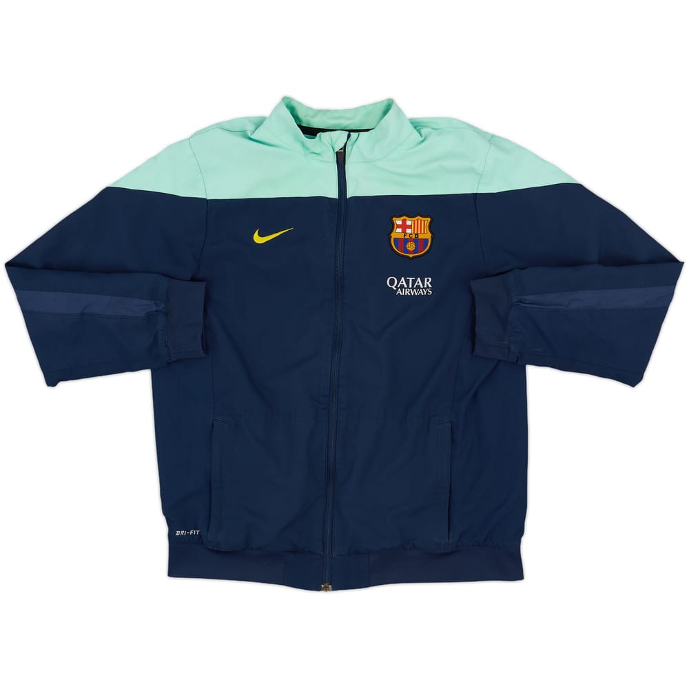 2013-14 Barcelona Nike Track Jacket - 8/10 - (L.Boys)