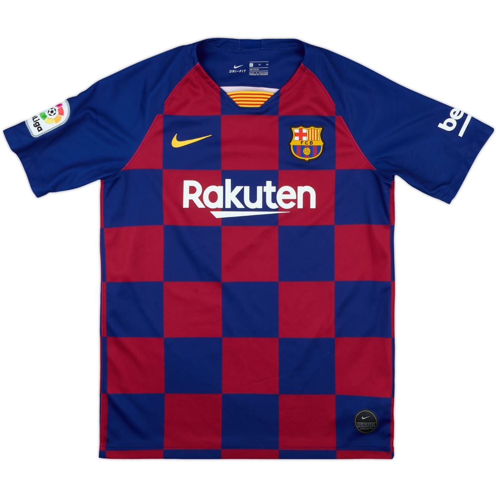 2019-20 Barcelona Home Shirt - 7/10 - (XL.Boys)